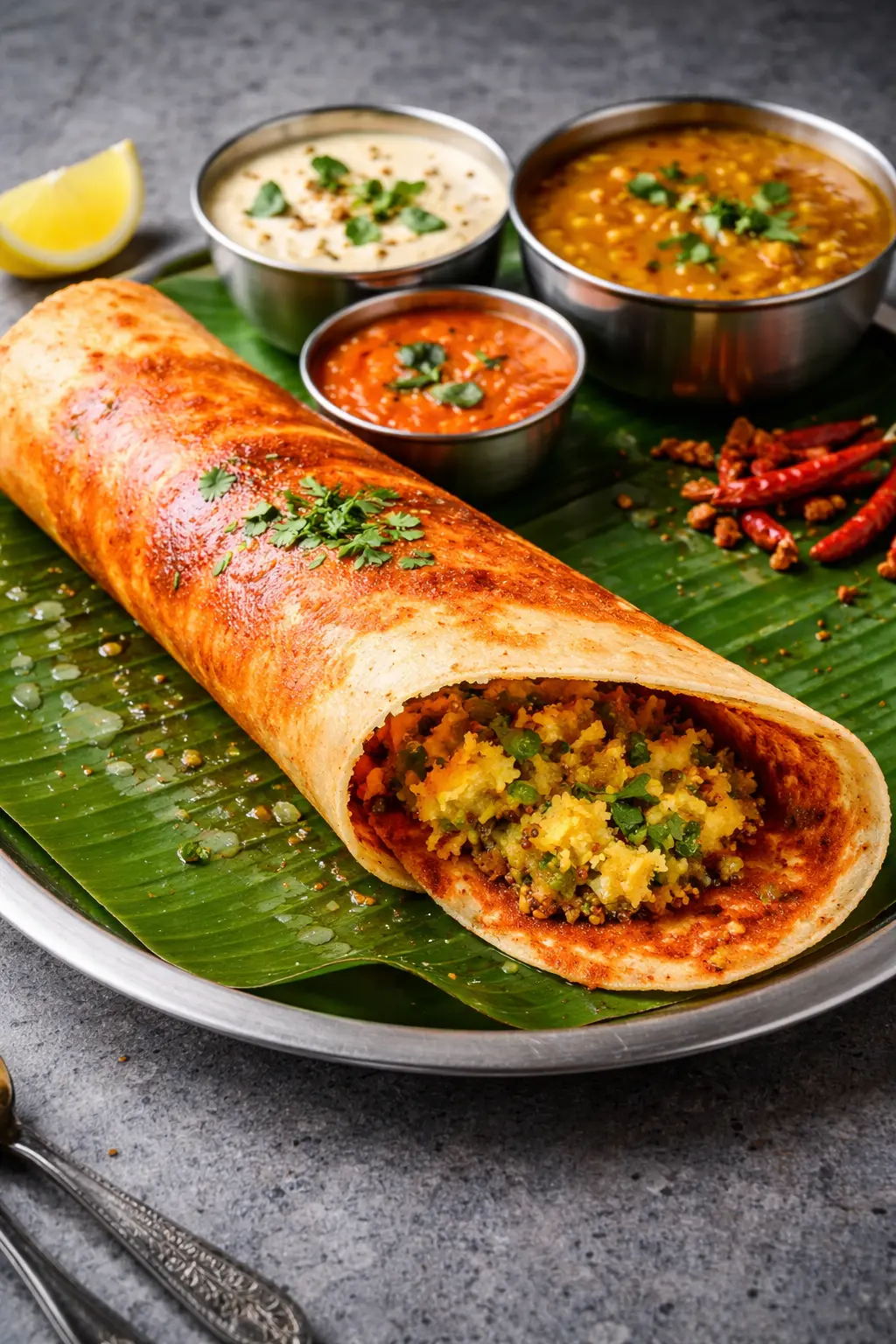 Spicy Mysore Masala Dosa in Calgary, AB
